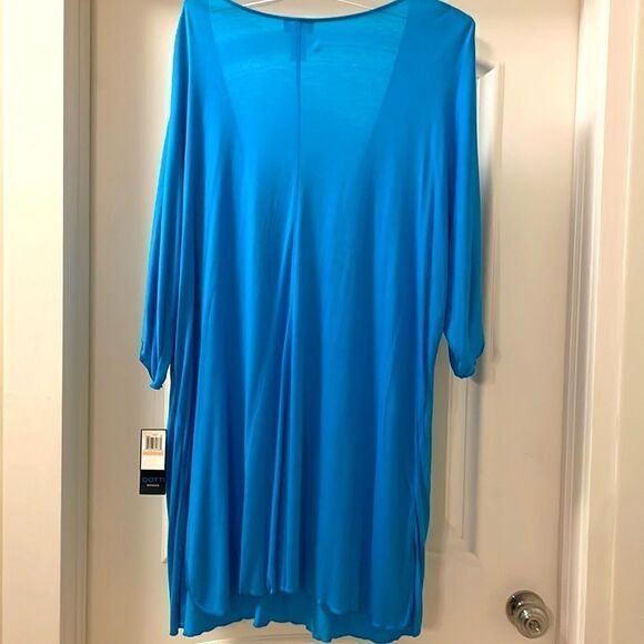 DOTTI WOMAN TURQUOISE BEACH COVER UP.  NEW WITH TAGS - Picture 2 of 7
